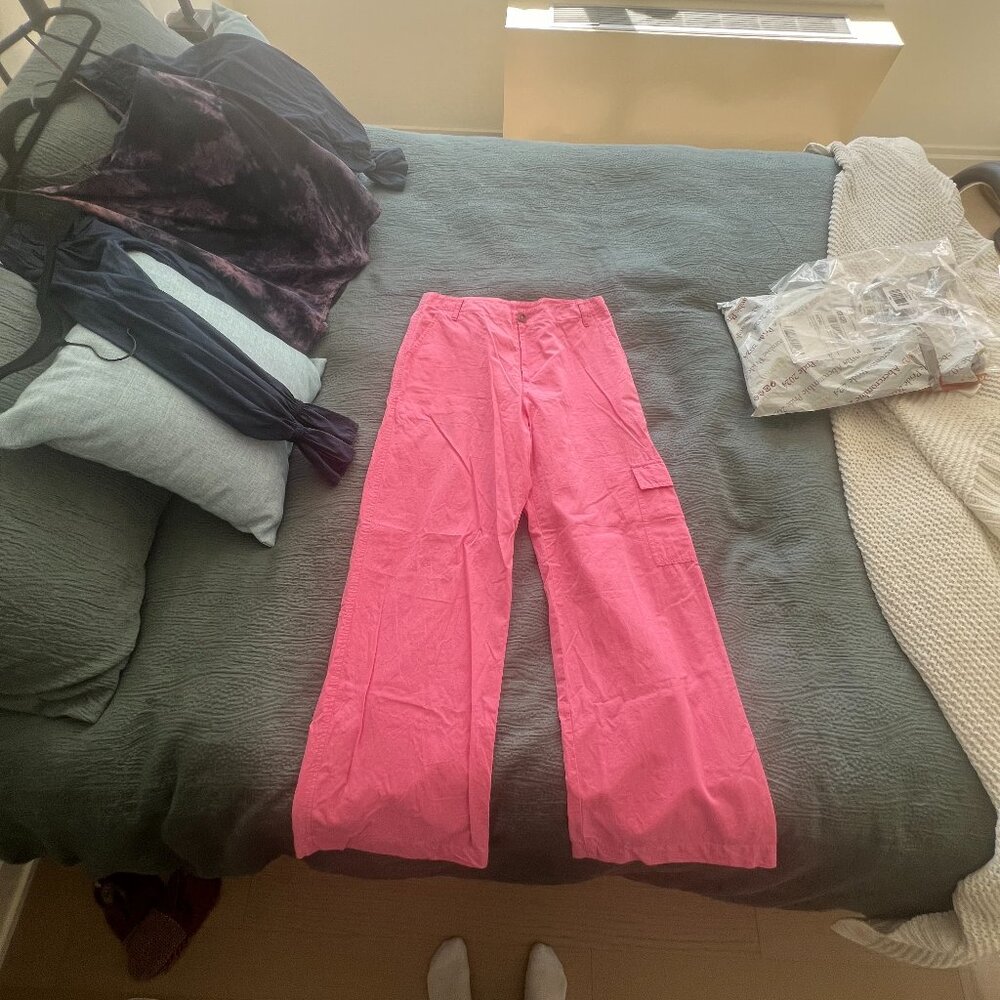 Ciao Lucia Abra Pant in Carnation size 4.